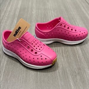Native Bright Pink Perforated Shoes